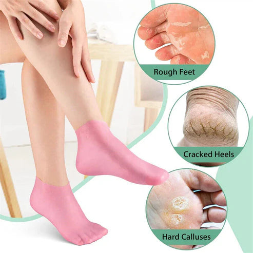 High Quality Silicone Socks | For Rough And Cracked Feet